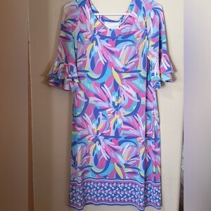 Pappagallo Multicolor Floral Dress S